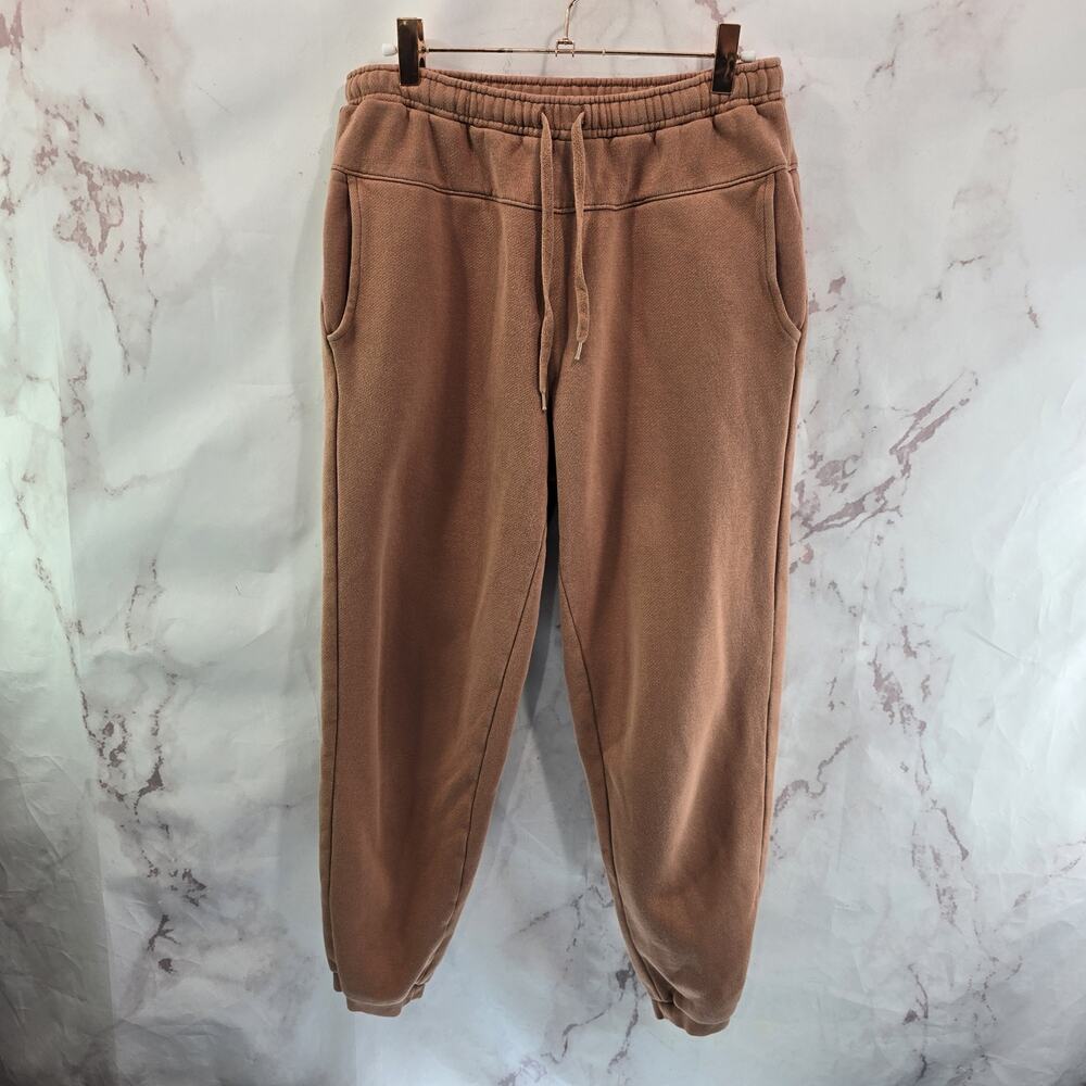 Madewell Sweatpants Womens Medium Orange Terracotta High Rise Betterterry MWL